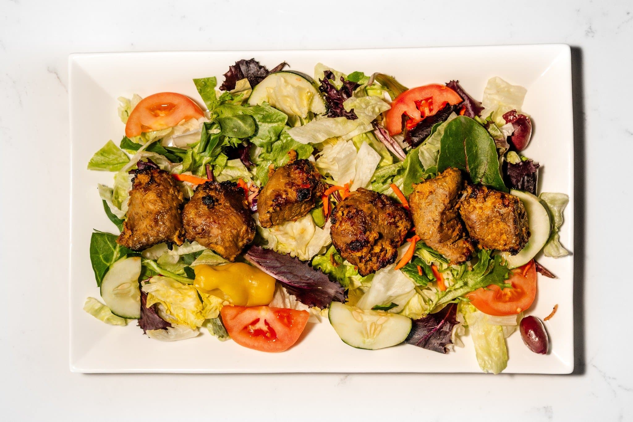 Lamb Kabob Salad